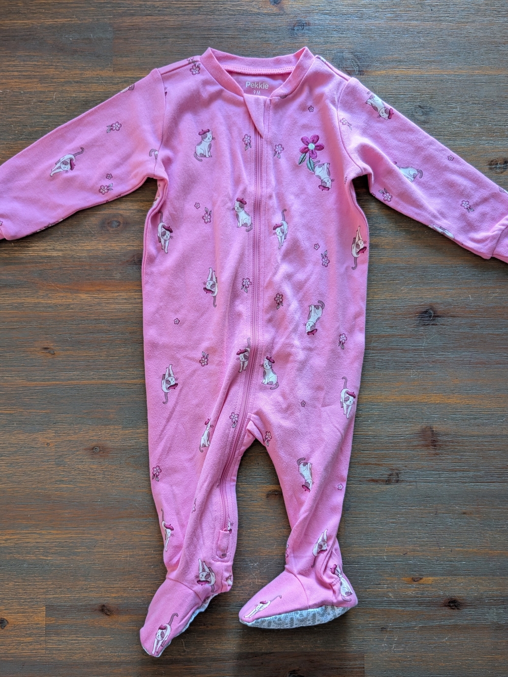 Pekkle Pink Footed One-Piece